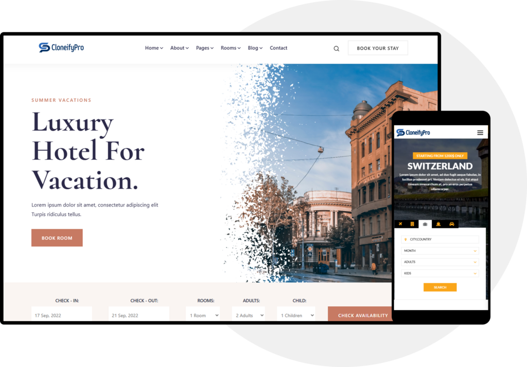 Hostelworld Clone Web Demo