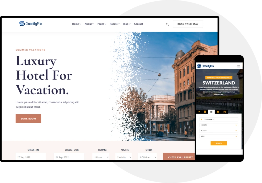 Hostelworld Clone Web Demo